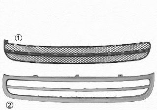 VAN WEZEL 5803590 -  Решетка вентилятора, буфер